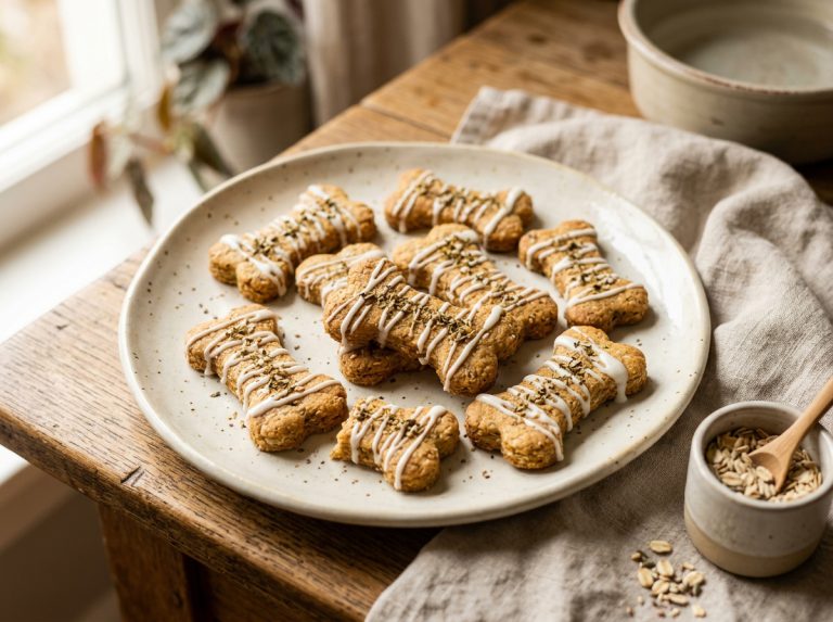 Frosted Bone Birthday Biscuits