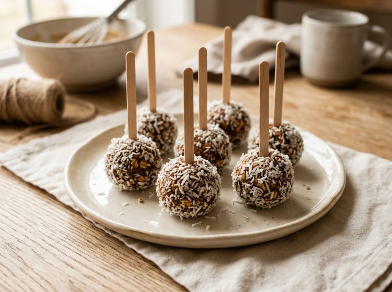 Banana Birthday Cake Pops