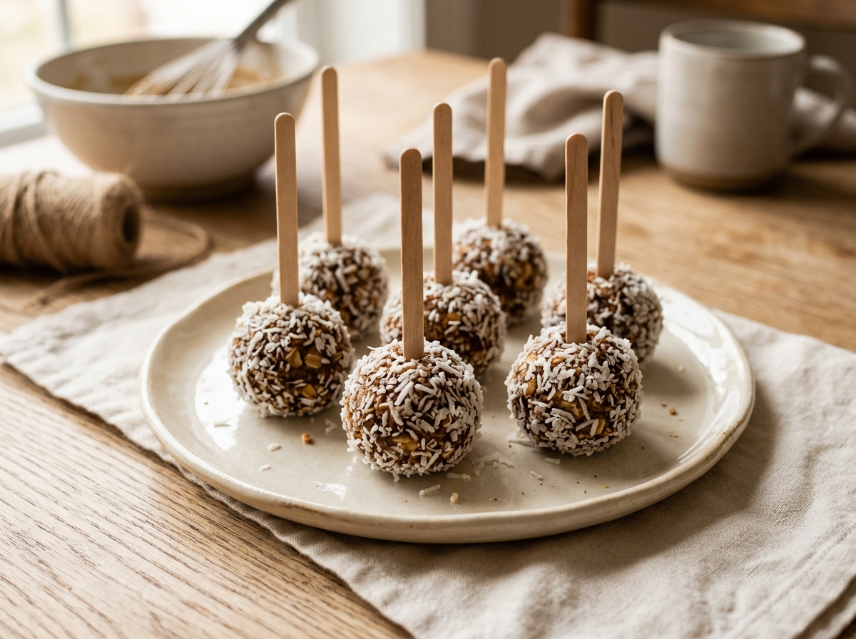 Banana Birthday Cake Pops