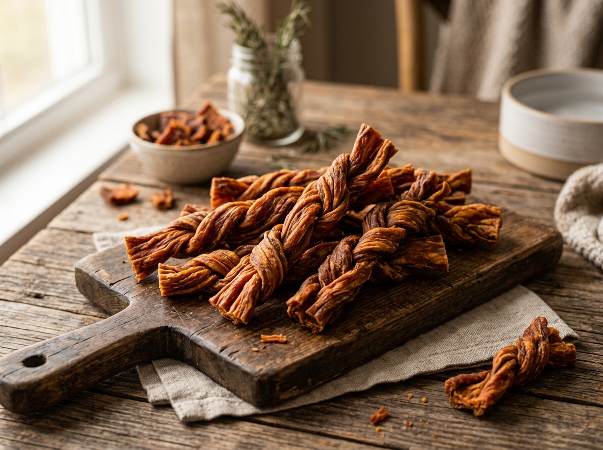 Sweet-Potato Jerky Twists