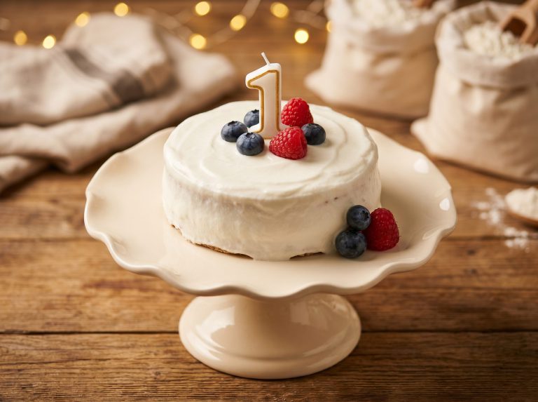 Apple-Carrot Pup Birthday Cake