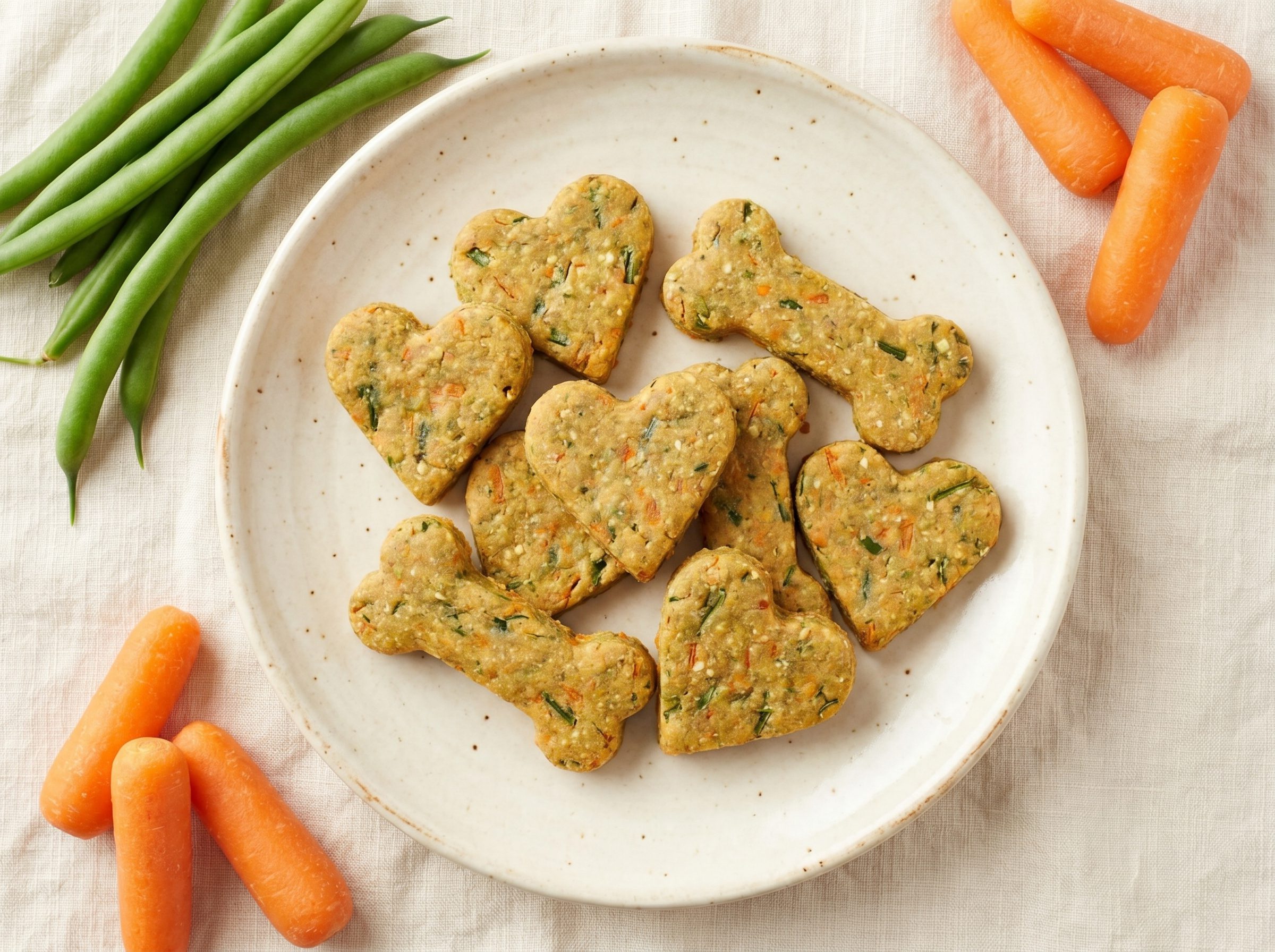 Green Bean & Carrot Crunchies