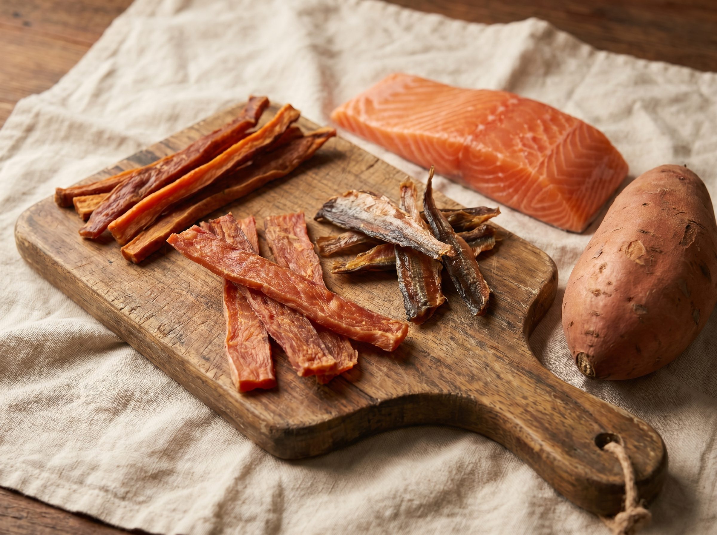 Salmon & Sweet-Potato Jerky