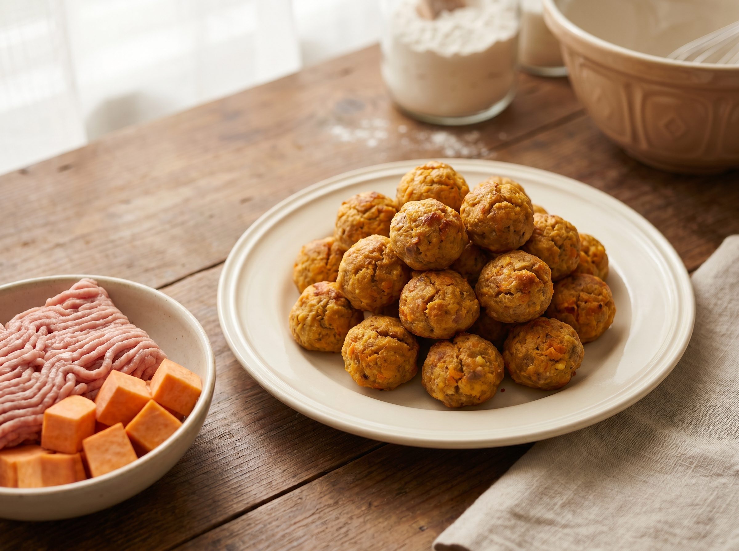 Turkey & Sweet-Potato Meatballs
