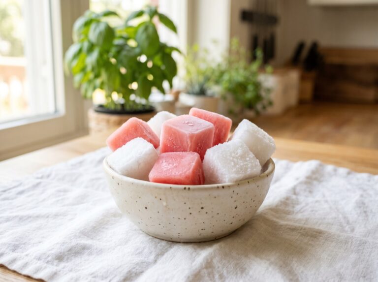 Watermelon Coconut Cubes